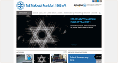 Desktop Screenshot of makkabi.net