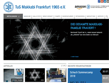 Tablet Screenshot of makkabi.net