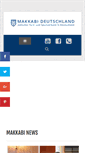 Mobile Screenshot of makkabi.de